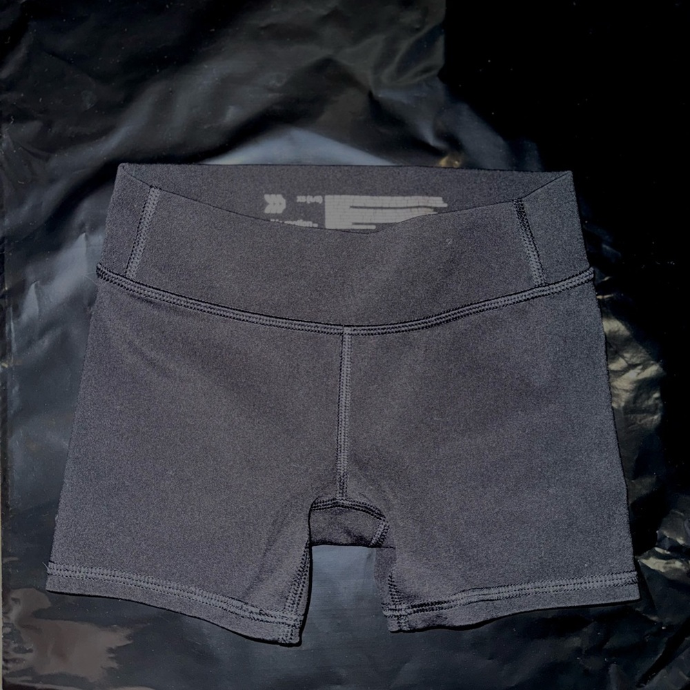 (Kids bundle) 2 pair of black shorts for cheer or soccer